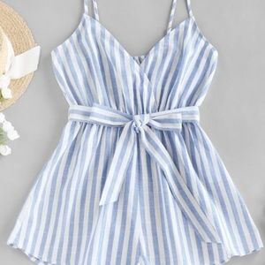 NWT Striped Romper